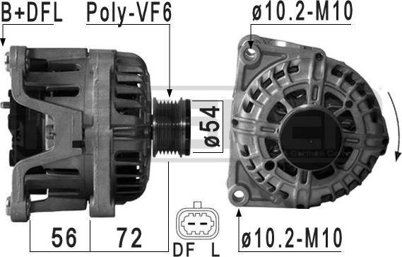 ERA 210943 - Alternator furqanavto.az