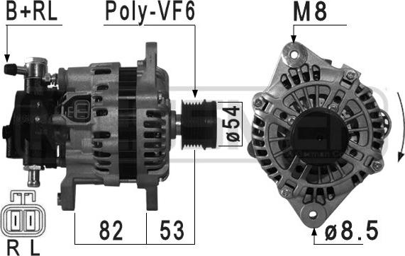 ERA 210959 - Alternator furqanavto.az