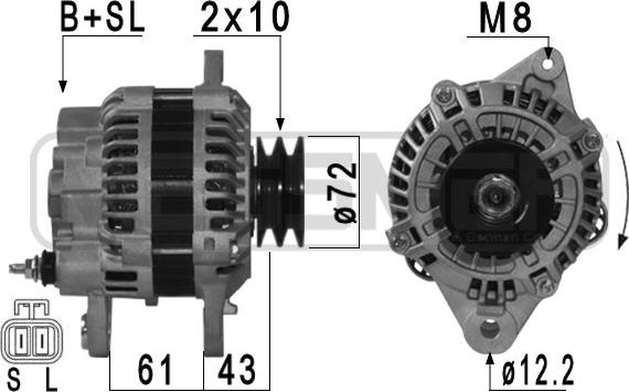 ERA 210950A - Alternator furqanavto.az