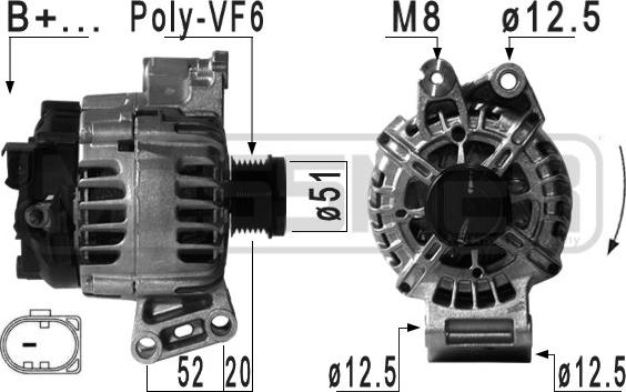 ERA 210964 - Alternator furqanavto.az