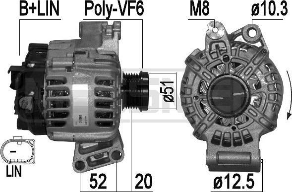 ERA 210963 - Alternator furqanavto.az