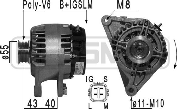 ERA 210980 - Alternator furqanavto.az