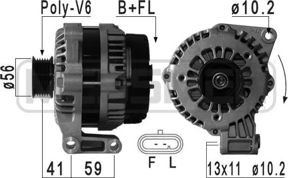 ERA 210938 - Alternator furqanavto.az