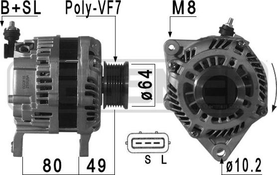 ERA 210928A - Alternator furqanavto.az