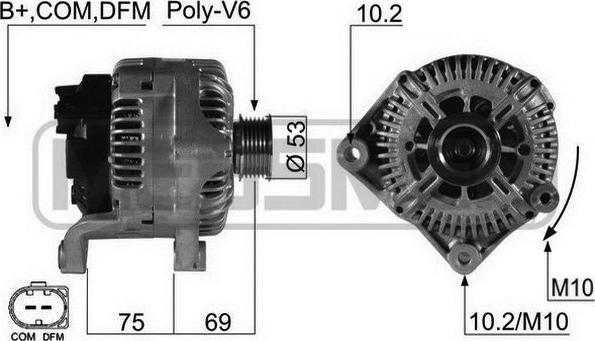 ERA 210495 - Alternator furqanavto.az