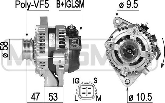 ERA 210493 - Alternator furqanavto.az