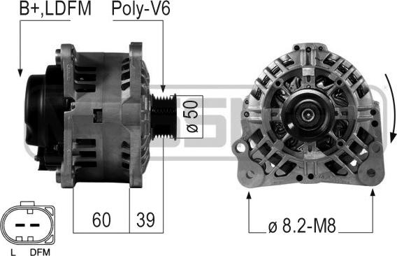 ERA 210481 - Alternator furqanavto.az