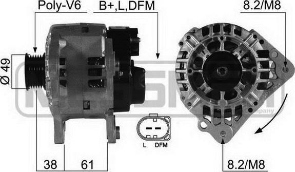 ERA 210482 - Alternator furqanavto.az