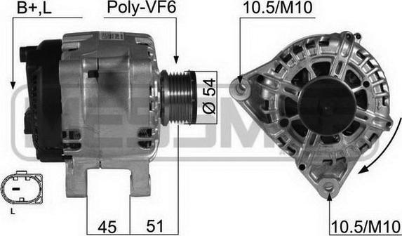 ERA 210436 - Alternator furqanavto.az