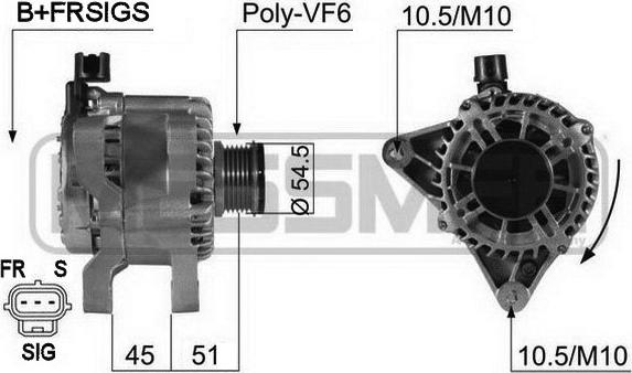 ERA 210432 - Alternator furqanavto.az