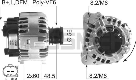 ERA 210597 - Alternator furqanavto.az