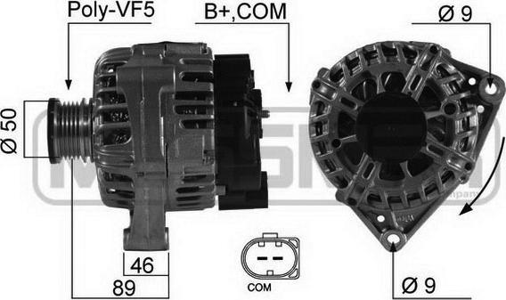 ERA 210549 - Alternator furqanavto.az