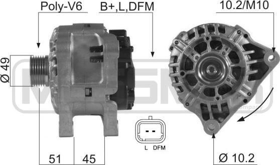 ERA 210545 - Alternator furqanavto.az