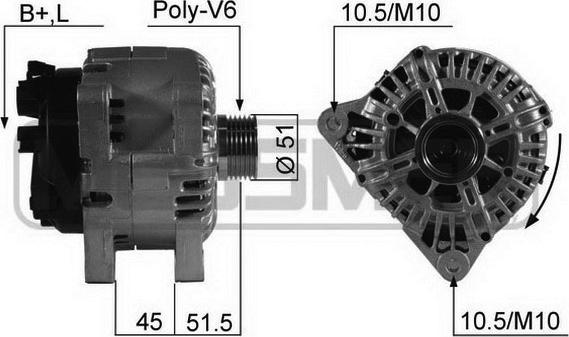 ERA 210543 - Alternator furqanavto.az