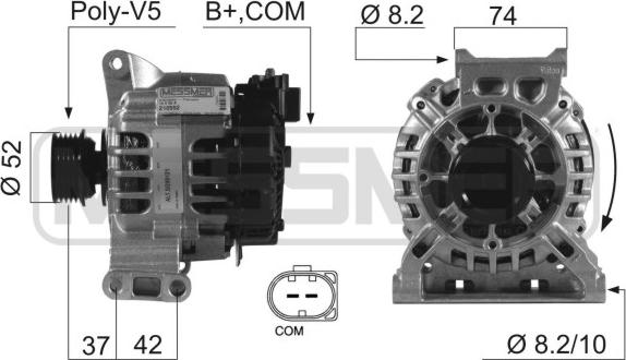 ERA 210552 - Alternator furqanavto.az