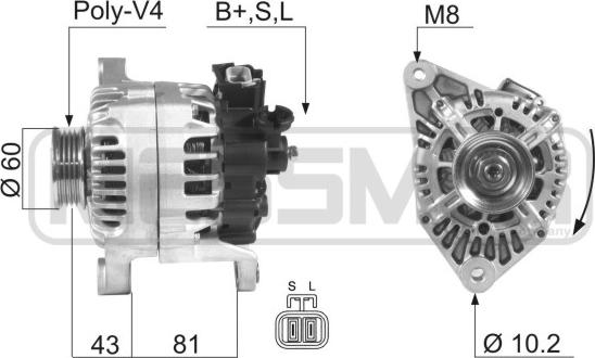 ERA 210557 - Alternator furqanavto.az