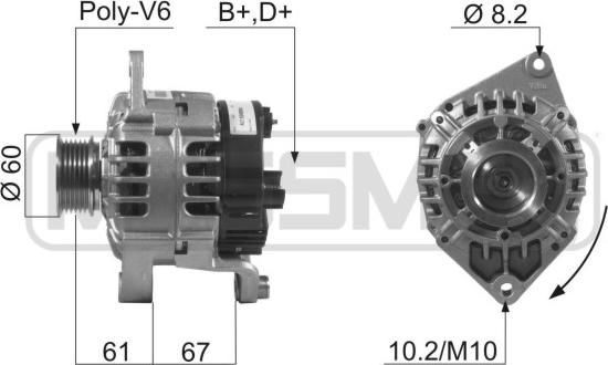 ERA 210586 - Alternator furqanavto.az