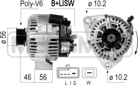 ERA 210536 - Alternator furqanavto.az