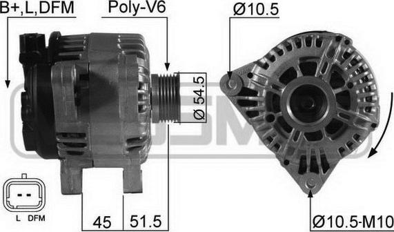 ERA 210538 - Alternator furqanavto.az