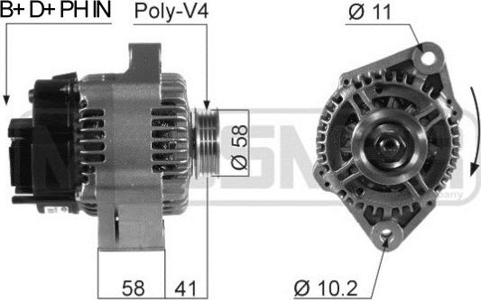 ERA 210529A - Alternator furqanavto.az