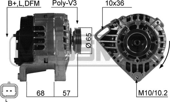 ERA 210526A - Alternator furqanavto.az