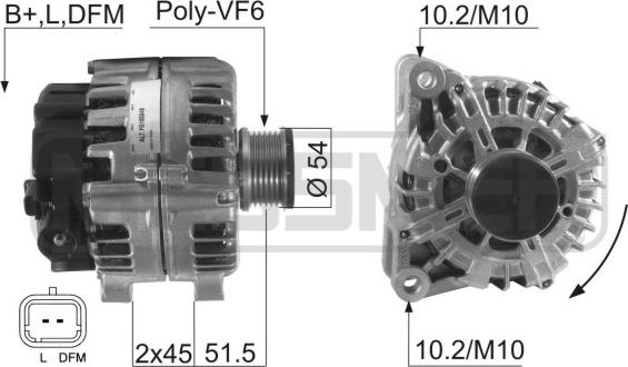 ERA 210520A - Alternator furqanavto.az