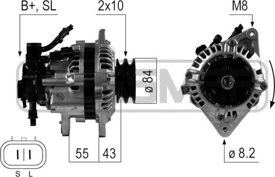 ERA 210645 - Alternator furqanavto.az