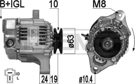 ERA 210657 - Alternator furqanavto.az