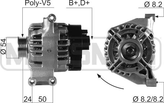 ERA 210663 - Alternator furqanavto.az