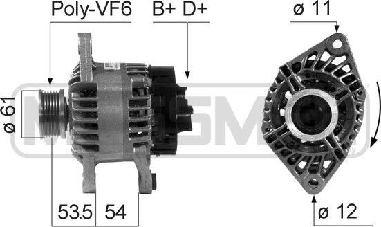 ERA 210686 - Alternator furqanavto.az