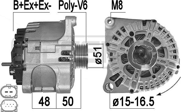 ERA 210634 - Alternator furqanavto.az