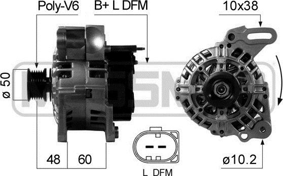 ERA 210671 - Alternator furqanavto.az