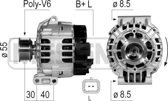 ERA 210051A - Alternator furqanavto.az