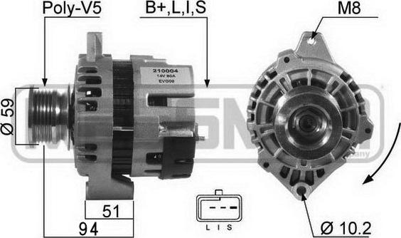 ERA 210004R - Alternator furqanavto.az