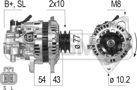 ERA 210018 - Alternator furqanavto.az