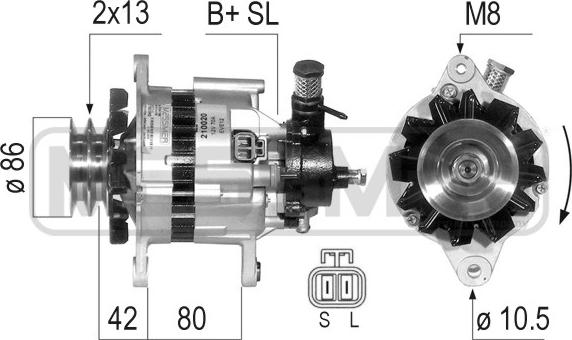 ERA 210020A - Alternator furqanavto.az