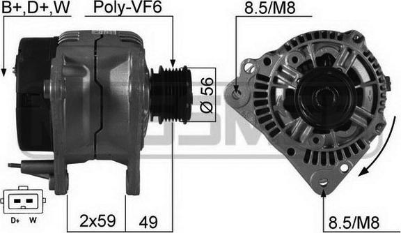 ERA 210192R - Alternator furqanavto.az