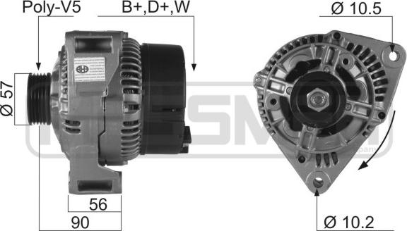 ERA 210157R - Alternator furqanavto.az