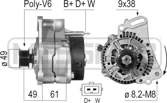 ERA 210121A - Alternator furqanavto.az