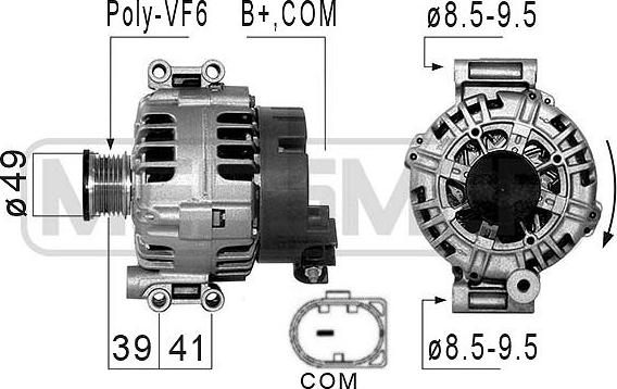 ERA 210855 - Alternator furqanavto.az