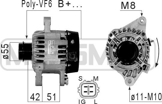 ERA 210858 - Alternator furqanavto.az