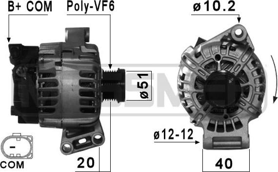 ERA 210861 - Alternator furqanavto.az