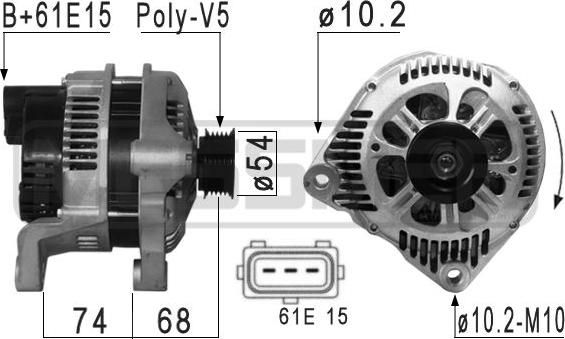 ERA 210868A - Alternator furqanavto.az