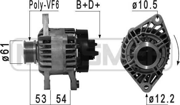 ERA 210863 - Alternator furqanavto.az