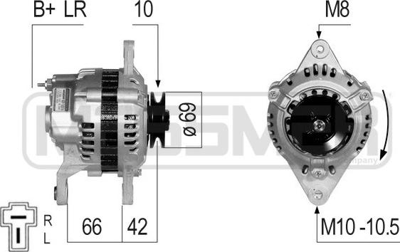 ERA 210802R - Alternator furqanavto.az