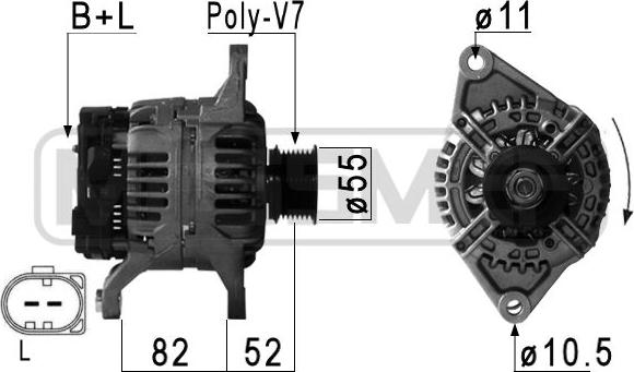 ERA 210886 - Alternator furqanavto.az