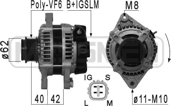 ERA 210882 - Alternator furqanavto.az