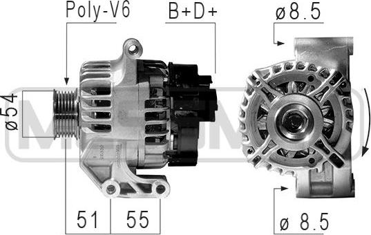 ERA 210839 - Alternator furqanavto.az