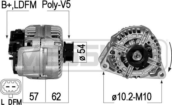 ERA 210834 - Alternator furqanavto.az