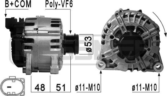 ERA 210878 - Alternator furqanavto.az